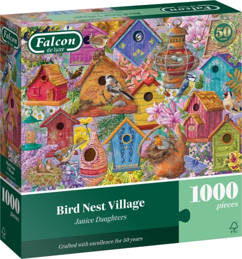 Puzzle Falcon Budki dla ptaków 1000 elementów