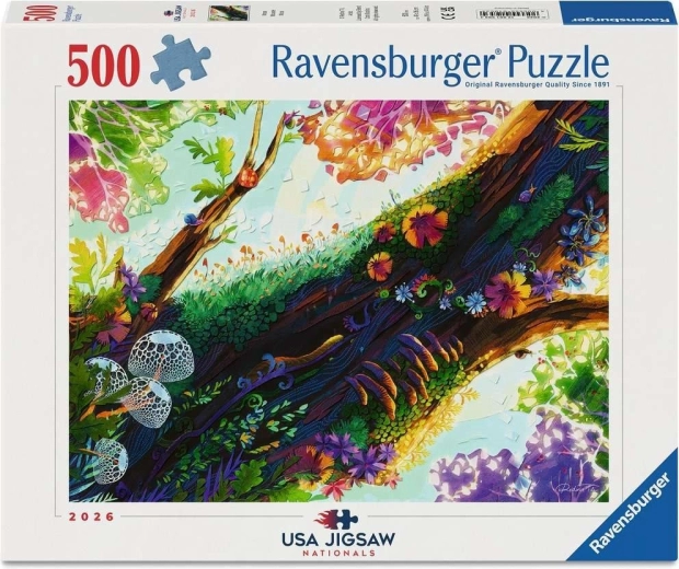 Puzzle Ravensburger USA Jigsaw Nationals: Mchowy las 500 elementów