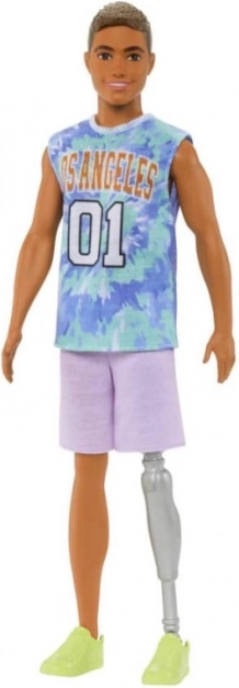 Barbie Fashionistas Ken Sportowe ubranie z protezą nogi