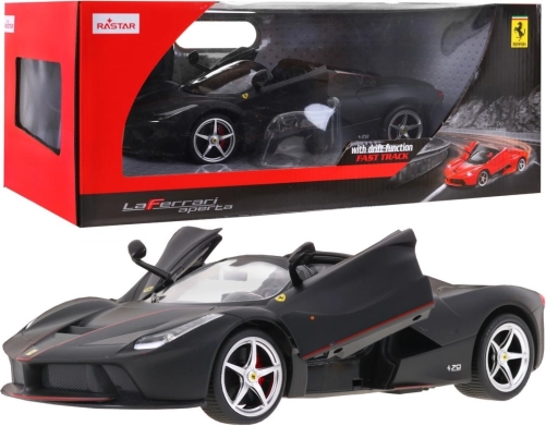 Rastar Ferrari LaFerrari Aperta 1:14 zdalnie sterowany samochód 2,4 GHz – czarne