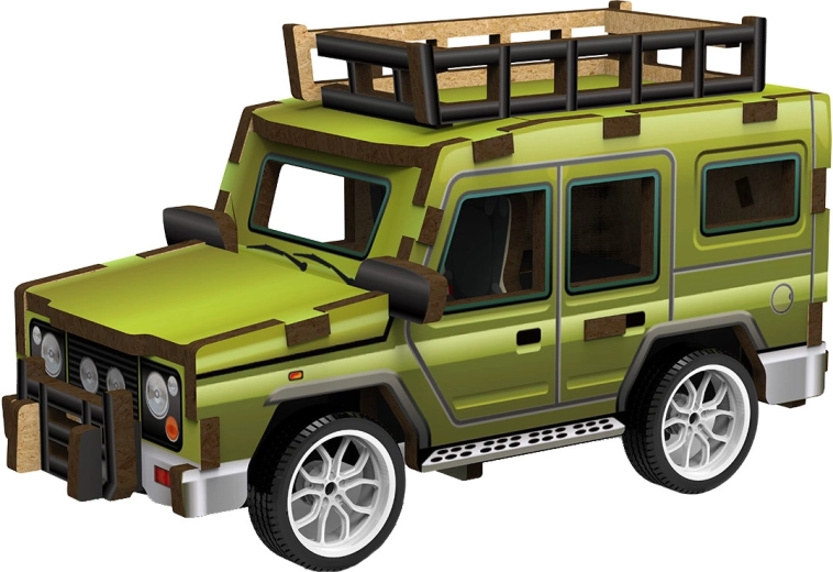 2Kids Toys 3D drewniane puzzle przestrzenne – auto terenowe