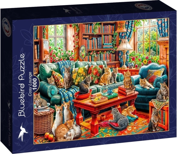 Puzzle Bluebird Przytulny salon 1000 elementów