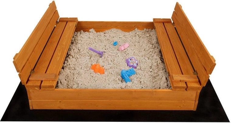 Składane ławeczki tworzące ochronne wieko