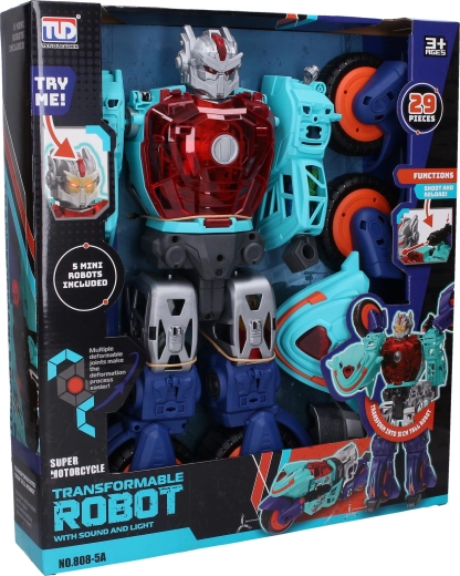 Zestaw transformerów Autorobot z robotami – 29 elementów
