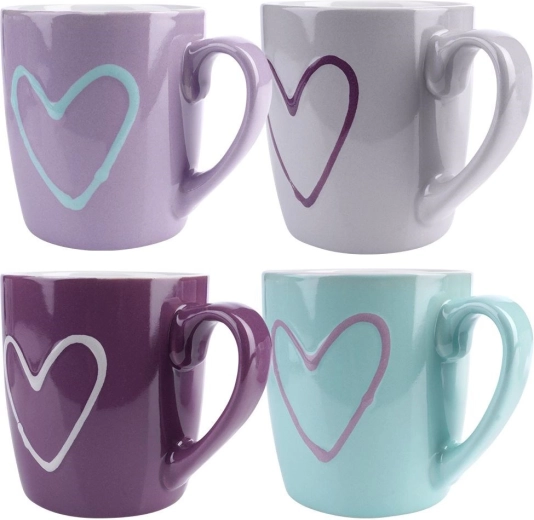 Delikatny motyw serca do każdego serwowania