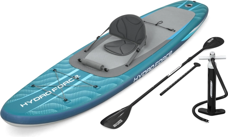 Hydro Force Aqua Drifter stabilny dmuchany zestaw paddleboard z siedziskiem 335 cm