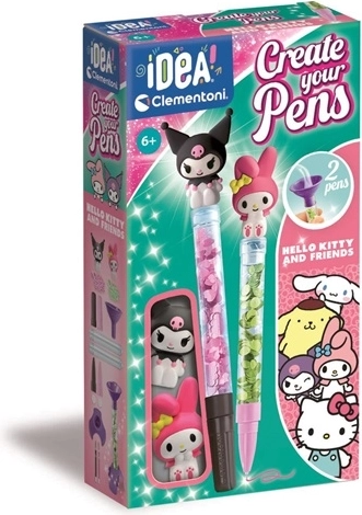 Clementoni Idea mini fabryka długopisów Hello Kitty i przyjaciele