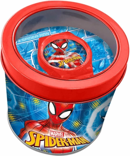 Zegarek na rękę Marvel Spider-Man w prezentowej puszce - 1 sztuka