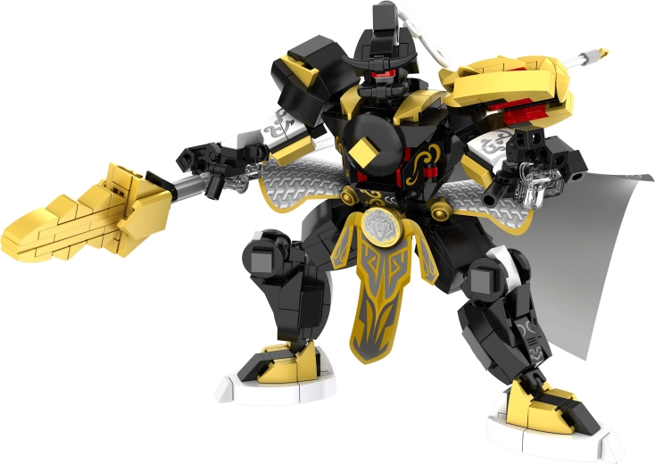 Szczegółowy wojownik mecha