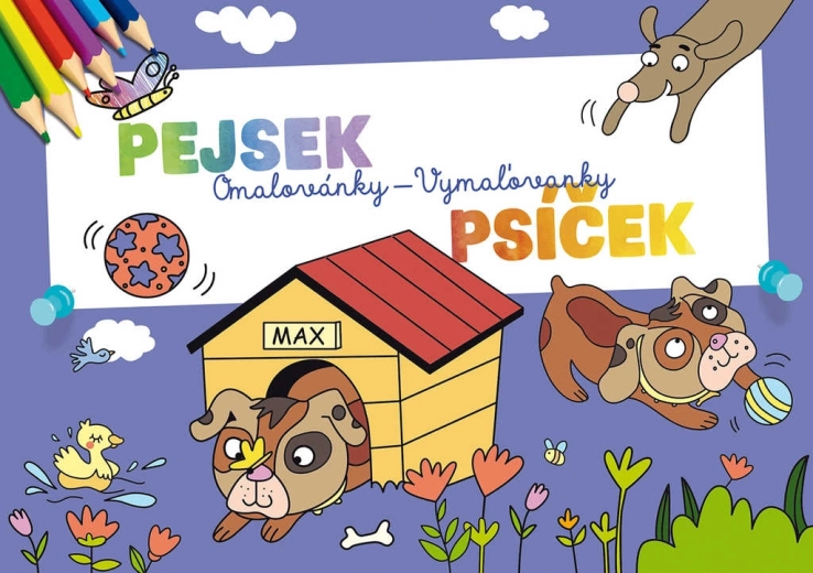 Jiri Models dziecięca kolorowanka A5 piesek - 1 sztuka