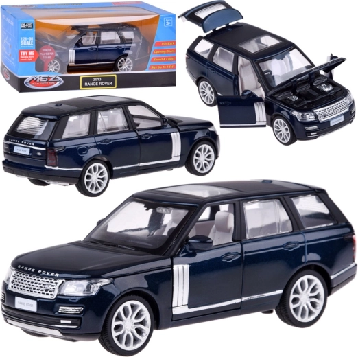 Metalowy model RANGE ROVER 2013 1:36 ze światłami i dźwiękami