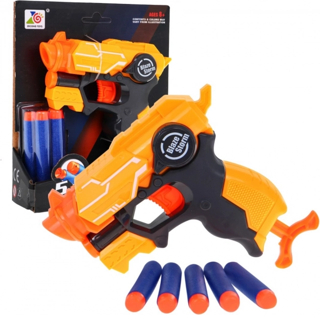 Zabawka pistolet Blaze Storm pomarańczowy