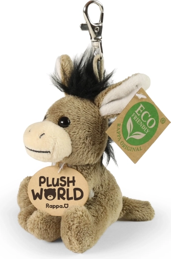 Pluszowy brelok osiołek 9 cm Eco-Friendly Plush World