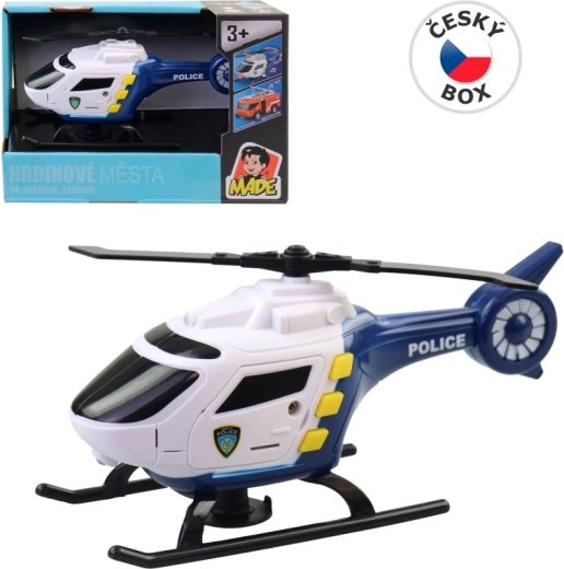 Helikopter na baterie ze światłem i dźwiękiem 16,5 cm