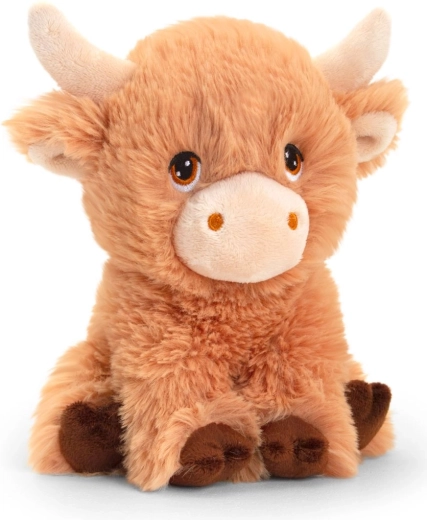 Keel Toys Keeleco pluszowa krówka szkocka (Highland) eco 18 cm