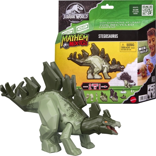 Jurassic World Mayhem Mix-Ups stegozaur 2 w 1