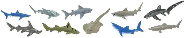 Safari Ltd. Rekiny – zestaw 48 figurek