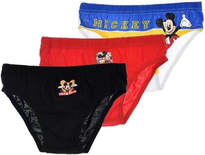 Zestaw chłopięcych slipów Disney Mickey (3 szt.)