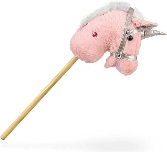 Miękki plusz i solidny drewniany kij