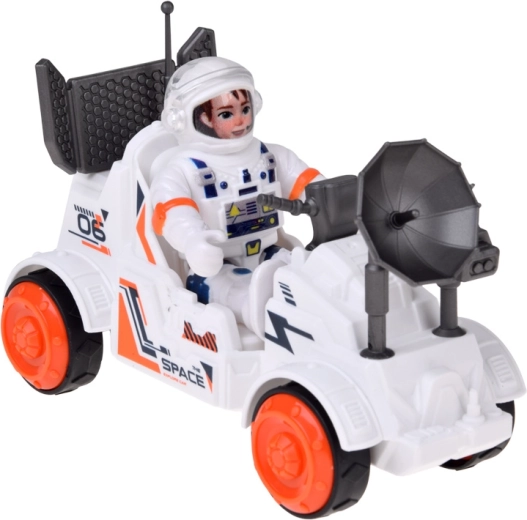 Pojazdy, satelita i astronauci