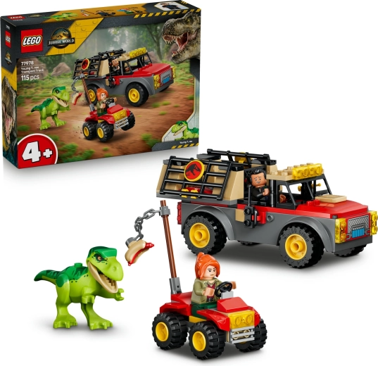 LEGO Jurassic World ciężarówka do transportu młodego tyranozaura