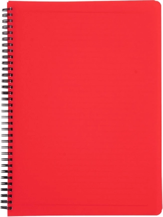 Notes spiralny A4 Classic czerwony