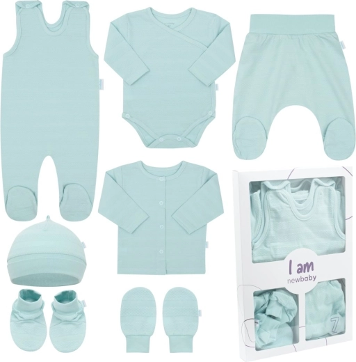 Wyprawka niemowlęca do szpitala New Baby I AM niebieska