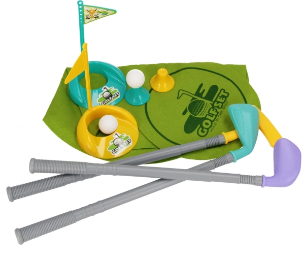 Kompletny zestaw do dziecięcego minigolfa