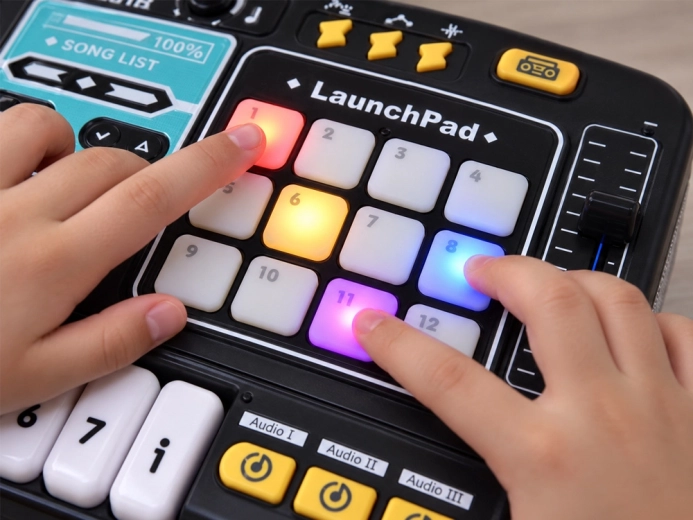12 podświetlanych padów LaunchPad