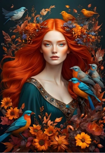 Puzzle BLUEBIRD Flora 1000 elementów