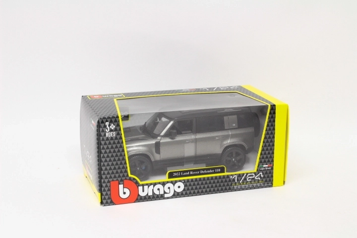 Bburago Land Rover Defender 110 2022 szary metalik 1:24