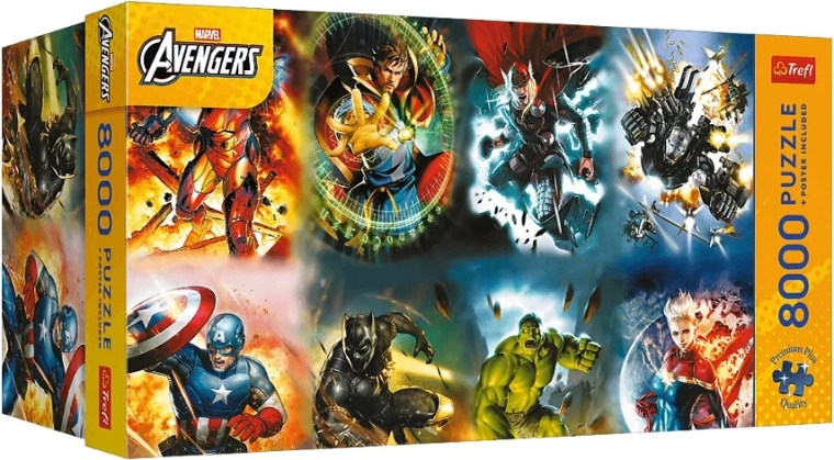 Puzzle Premium Plus Avengers: Legends in Action 8000 elementów