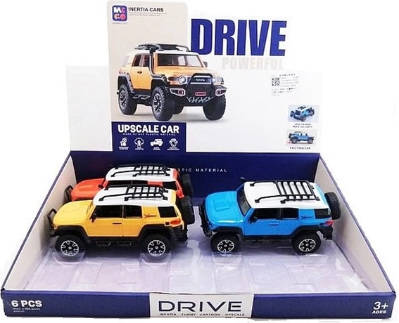 Samochód terenowy Toyota FJ ze światłem i dźwiękiem - 1 sztuka