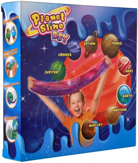 Zestaw kreatywny – śluzowe planety w pudełku