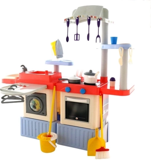 Dwie niezależne stacje zabaw w jednym