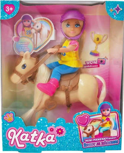 Lalka z koniem do kreatywnej zabawy