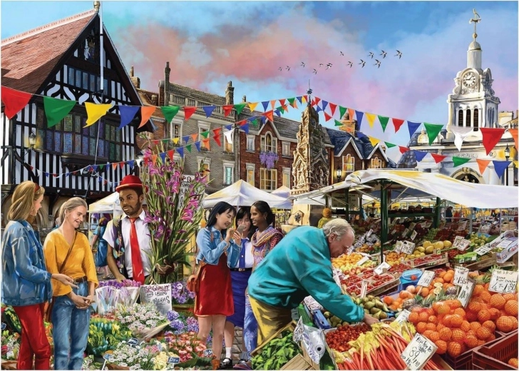 Puzzle Saffron Walden Targ 1000 elementów