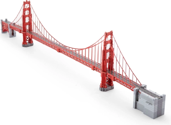 Metalowe puzzle 3D METAL EARTH Premium – most Golden Gate