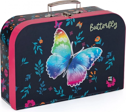 Kuferek laminowany 34 cm Motyl
