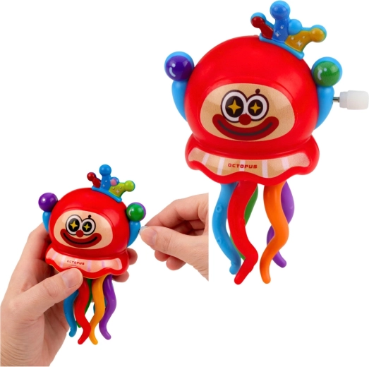 Kolorowy pokaz z poruszającymi się mackami