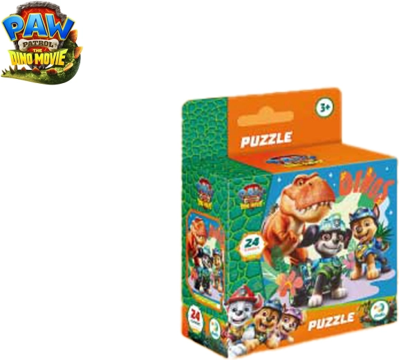 Puzzle Psi Patrol: Dino Film – T-Rex Timmy, 24 elementy, 22 × 22 cm