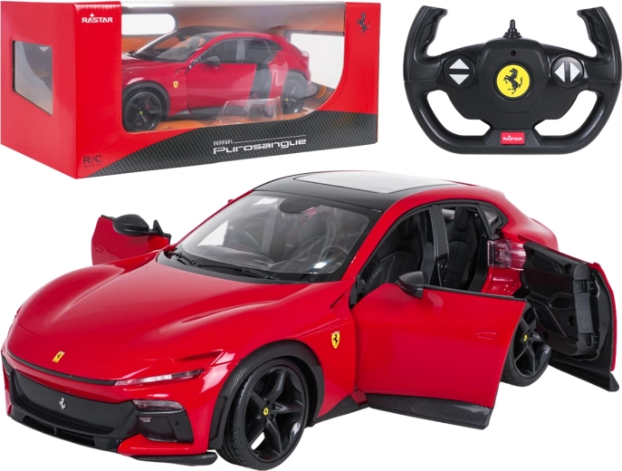RC auto Ferrari Purosangue 1:14 Rastar czerwone
