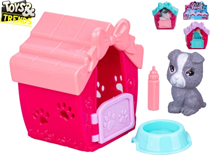 Piesek z budą i akcesoriami Toys&Trends