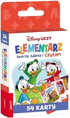 Disney Uczy: tworzę zdania i czytam – karty edukacyjne