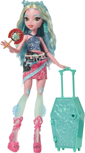 Monster High Straszysekrety przerażające wakacje lalka Lagoona Blue z niespodziankami
