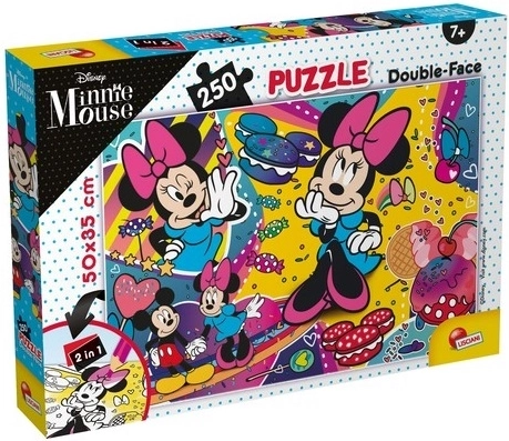 Lisciani puzzle dwustronne Minnie 250 elementów