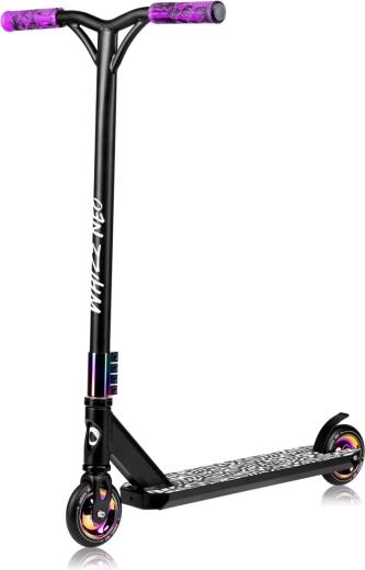 Lionelo Whizz hulajnoga freestyle black carbon multicolor