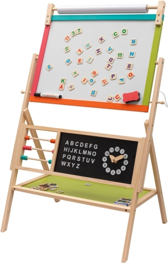 Drewniana tablica dla dzieci 2w1 Montessori BABY MIX