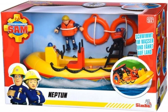 Strażak Sam Łódź Neptun z figurką