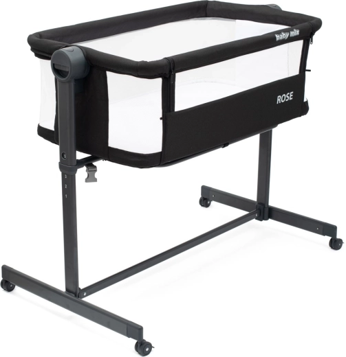 Dostawne łóżeczko Baby Mix Rose czarne
